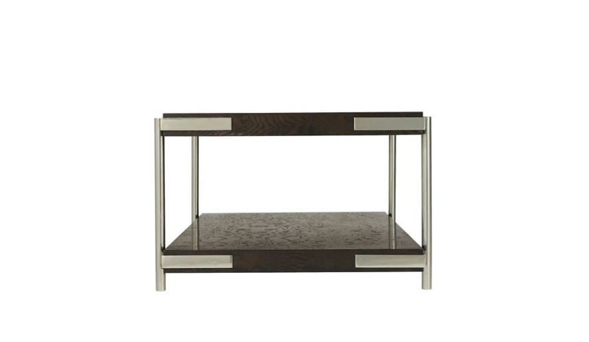 Rectangular and Square Coffee Tables Elegant and Modern Pristine Black Cocktail Table