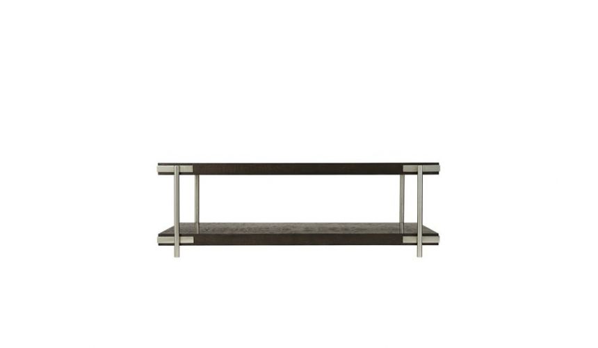 Rectangular and Square Coffee Tables Elegant and Modern Pristine Black Cocktail Table