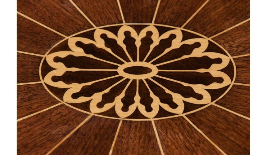 Round and Oval Coffee tables Beautiful Petals of Summer Oval Cocktail Table