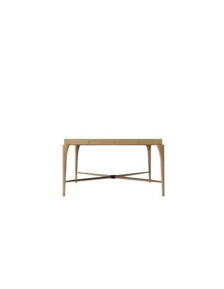 Rectangular and Square Coffee Tables Elegantly Veneered Summer Glow Cocktail Table