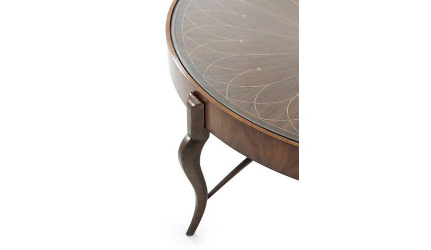 Round and Oval Coffee tables Gorgeous First Bloom Cocktail Table