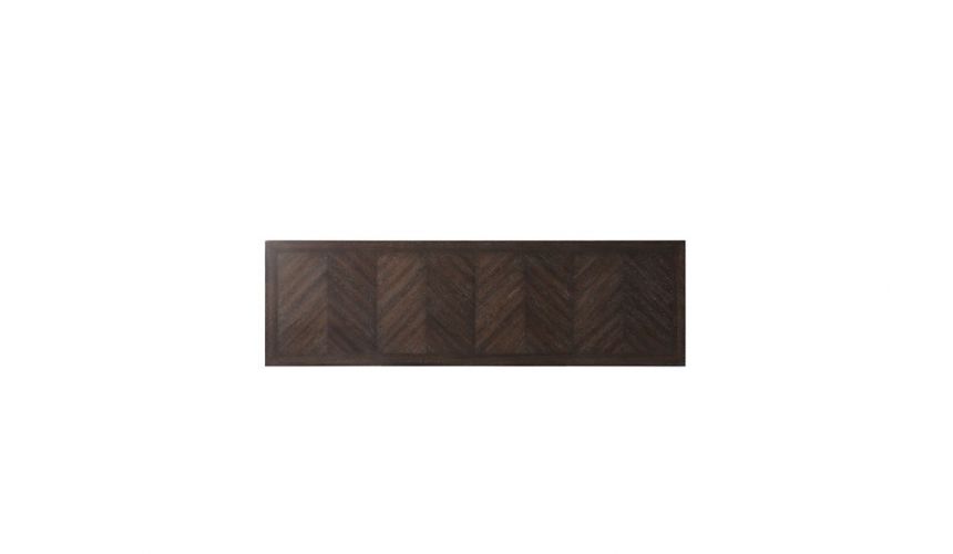 Breakfronts & China Cabinets High End Deluxe Chevron Cabinet