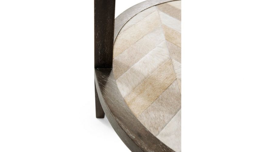 Coffee Tables Lovely Mahogany Chevron Accent Table