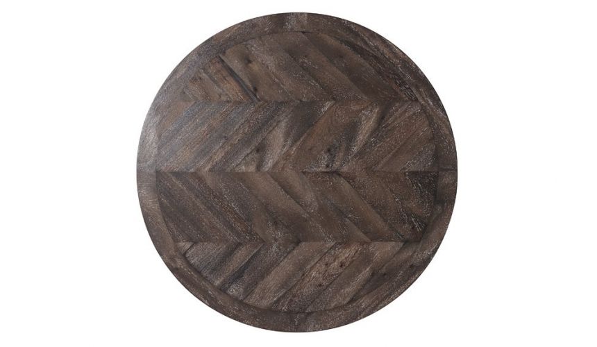 Coffee Tables Lovely Mahogany Chevron Accent Table