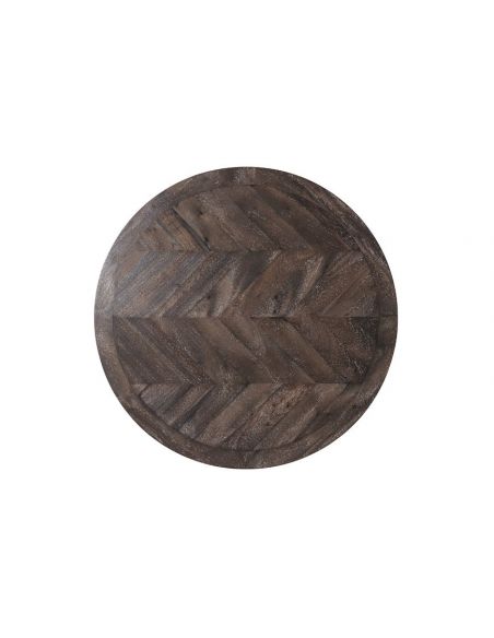Coffee Tables Lovely Mahogany Chevron Accent Table