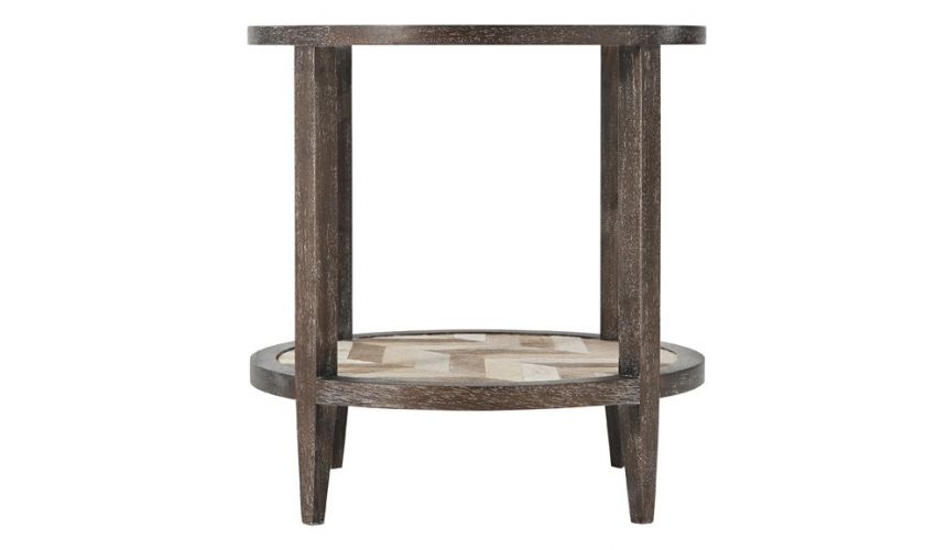 Coffee Tables Lovely Mahogany Chevron Accent Table