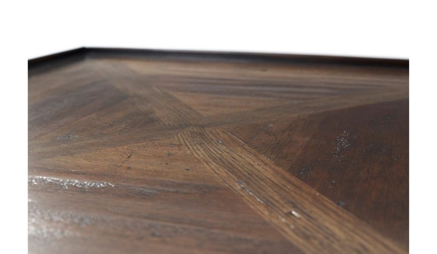 Rectangular and Square Coffee Tables Luxurious Mocha Rectangular Cocktail Table