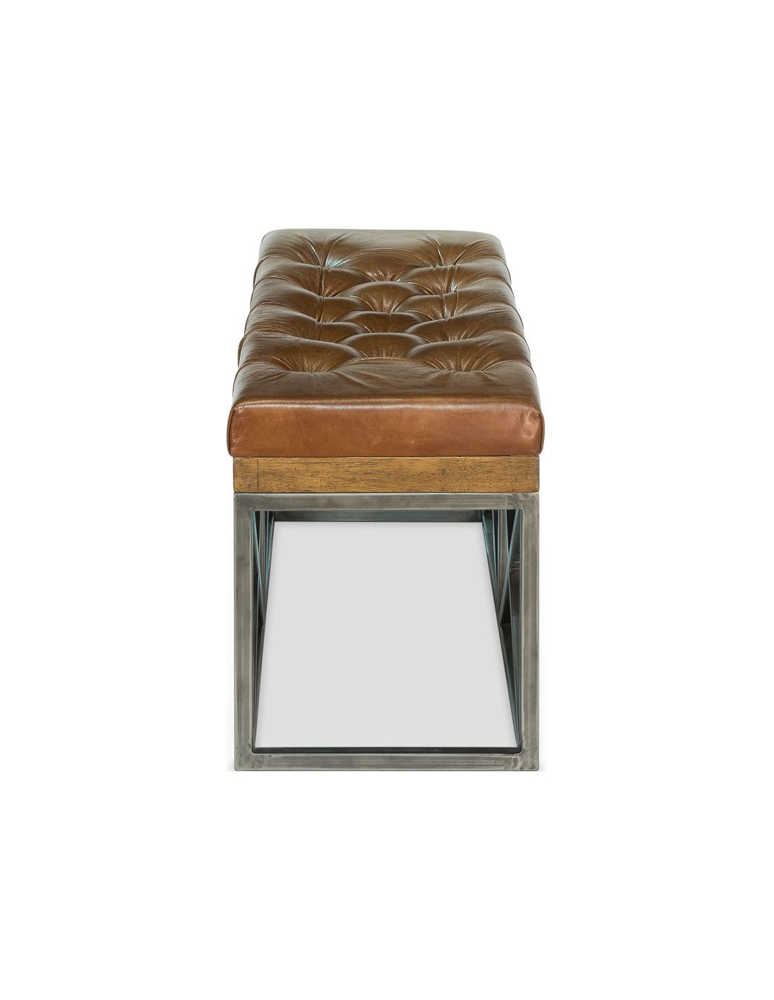 Leather vanity online bench