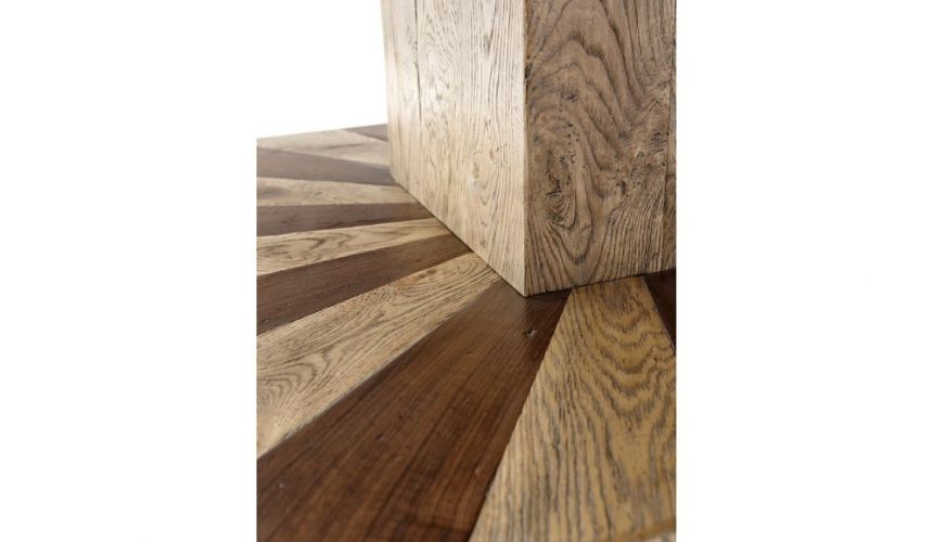 Rectangular and Square Coffee Tables Gorgeous Geometric Sunrise Cocktail Table