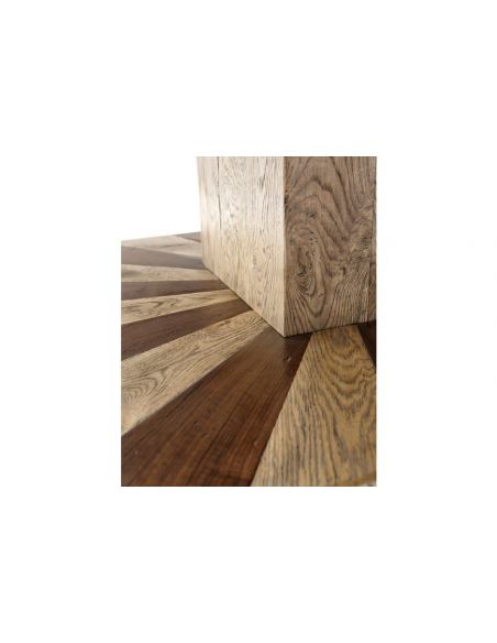 Rectangular and Square Coffee Tables Gorgeous Geometric Sunrise Cocktail Table
