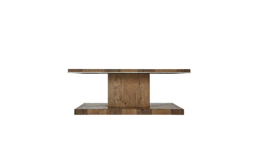 Rectangular and Square Coffee Tables Gorgeous Geometric Sunrise Cocktail Table