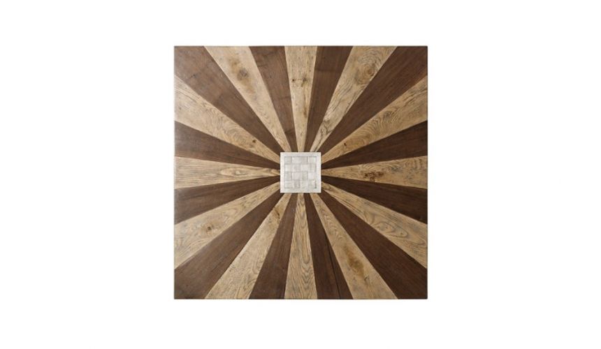 Rectangular and Square Coffee Tables Gorgeous Geometric Sunrise Cocktail Table