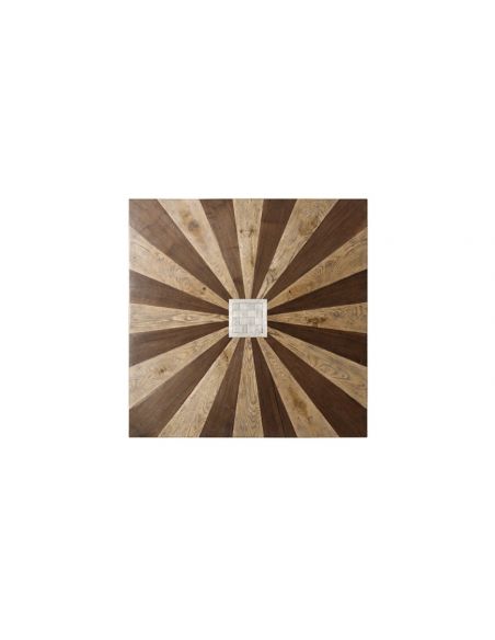 Rectangular and Square Coffee Tables Gorgeous Geometric Sunrise Cocktail Table