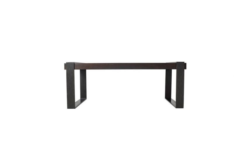 Rectangular and Square Coffee Tables Gorgeous Contemporary Mahogany Cocktail Table