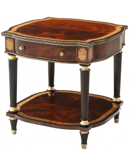 Beautiful Shades of Wood Accent Table 