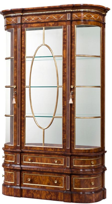 Display Cabinets and Armories Stunning Honey Golden Geometric Display Cabinet