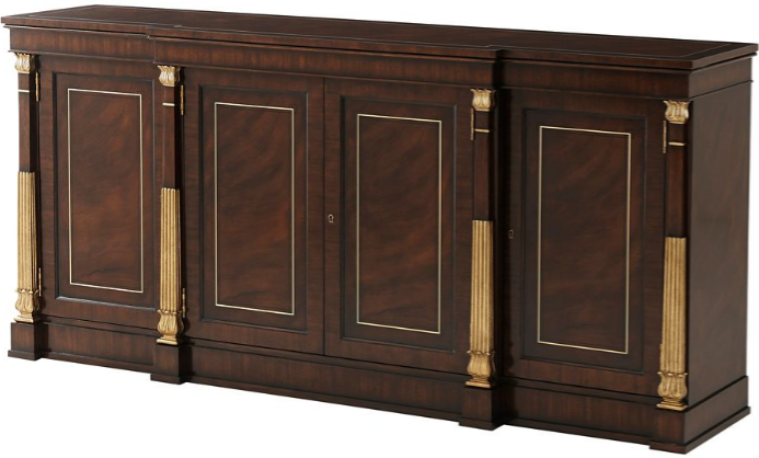 Breakfronts & China Cabinets Gorgeous Honey Tree Cabinet