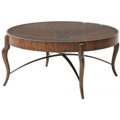 Round and Oval Coffee tables Gorgeous First Bloom Cocktail Table
