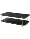 Rectangular and Square Coffee Tables Elegant and Modern Pristine Black Cocktail Table
