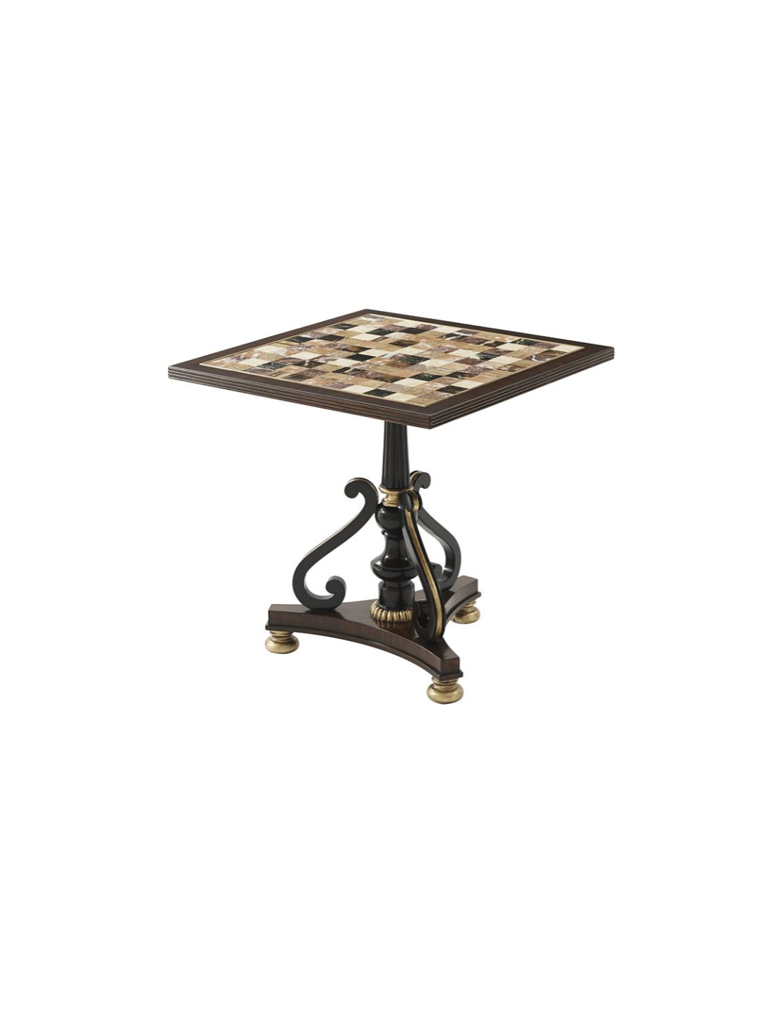 Lovely Chess in the Park Accent Table