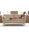 SOFA, COUCH & LOVESEAT Lovely Modern Vanilla Leather Sofa