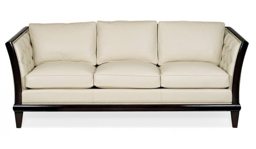 Off White Is The New Leather Sofa