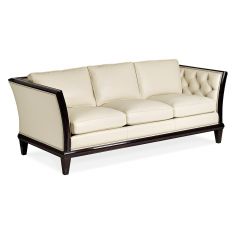 SOFA, COUCH & LOVESEAT High End Off-White is the New White Leather Sofa