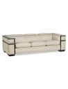 SOFA, COUCH & LOVESEAT Elegant Modern and Geometric Off-White Sofa