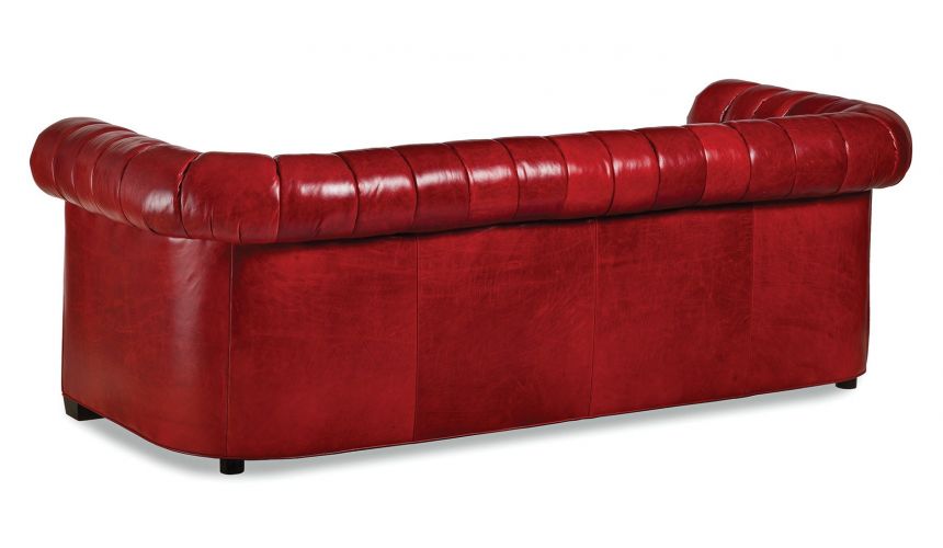 SOFA, COUCH & LOVESEAT The Devil Wears Red Hot Leather Sofa
