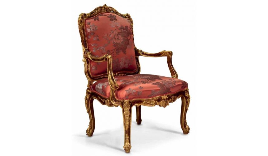 Breakfronts & China Cabinets Elegant Coral Lake at Midnight Furniture Set