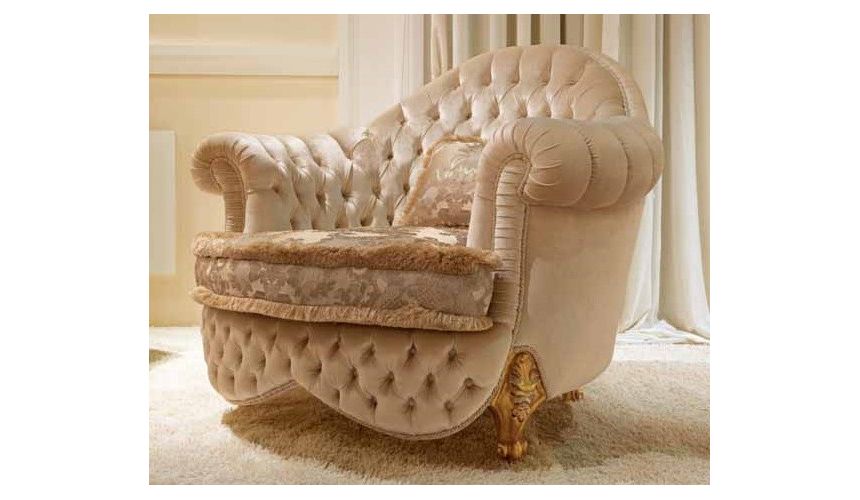 Elegant And Royal Golden Plush Living, Plush Living Room Furniture Sets