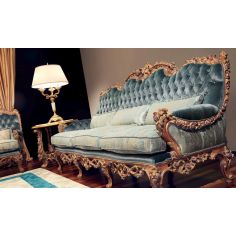 Queen and King Sized Beds Beautiful Neptune's Waves Living Room Furniture Set