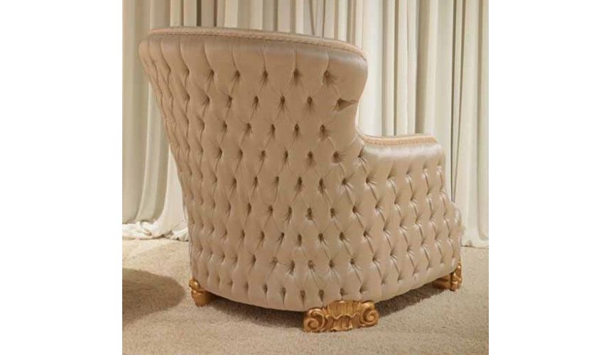 Queen and King Sized Beds Luxurious Golden Grecian Bedroom Furniture Set