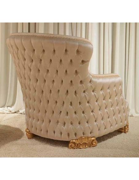 Queen and King Sized Beds Luxurious Golden Grecian Bedroom Furniture Set