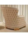 Queen and King Sized Beds Luxurious Golden Grecian Bedroom Furniture Set