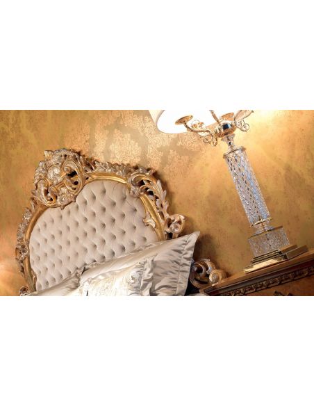 Queen and King Sized Beds Elegant Forest Silver Snow Bedroom Furniture Set