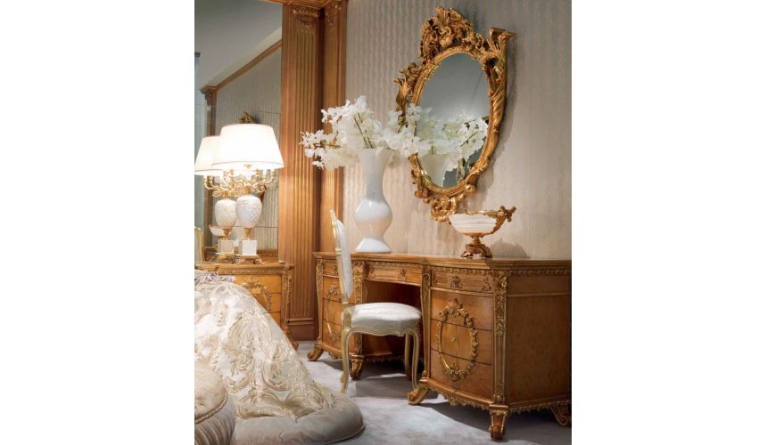 Queen and King Sized Beds Elegant Forest Silver Snow Bedroom Furniture Set