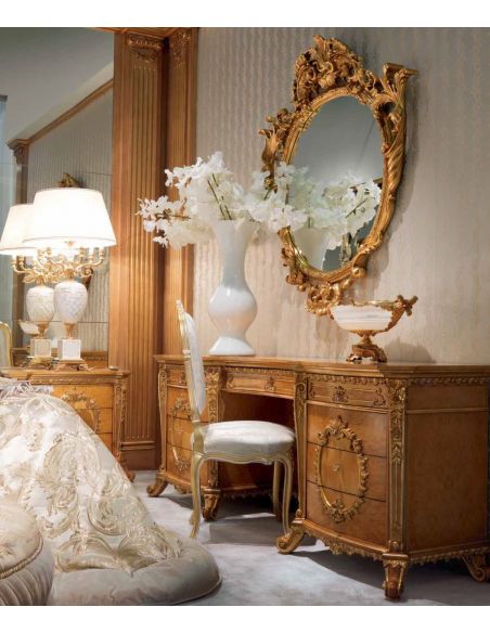 Queen and King Sized Beds Elegant Forest Silver Snow Bedroom Furniture Set