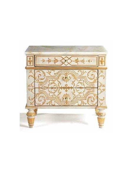 Queen and King Sized Beds Royal and Pure Golden Bedroom Furniture Set