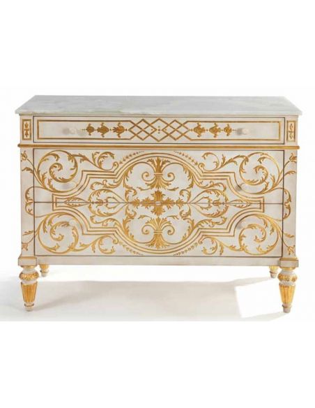 Queen and King Sized Beds Royal and Pure Golden Bedroom Furniture Set