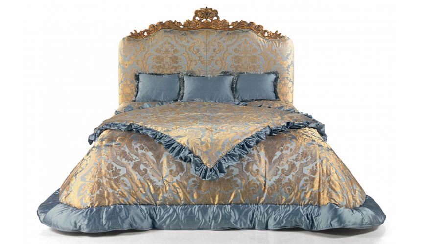 Queen and King Sized Beds Elegant Golden Blue Summer Sky Bed