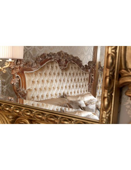Queen and King Sized Beds Luxurious and Rustic Bronzed Fawn Bedroom Furniture Set