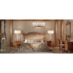 Queen and King Sized Beds Luxurious and Rustic Bronzed Fawn Bedroom Furniture Set 2