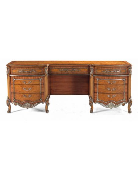 Queen and King Sized Beds Luxurious and Rustic Bronzed Fawn Bedroom Furniture Set