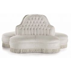SETTEES, CHAISE, BENCHES Stunning and Chic First Snow Circular Sofa