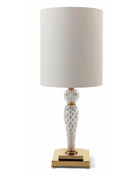 Table Lamps Luxurious Crystal Clear Lamp Set