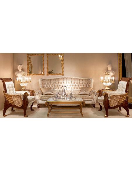 High End Griffins in the Clouds Living Room Furniture Set