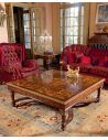 Handmade Italian Luxury Furniture Deluxe Royal Rose and Country Side Flowers Living Room Furniture Set