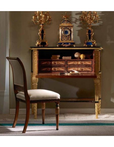 CHAIRS, Leather, Upholstered, Accent Gorgeous Birds of Color Furniture Set