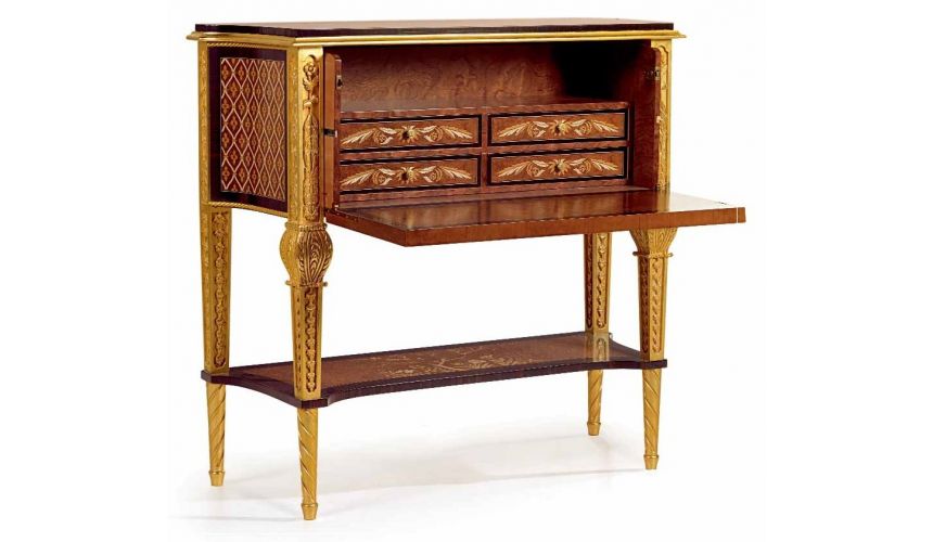 CHAIRS, Leather, Upholstered, Accent Gorgeous Birds of Color Furniture Set